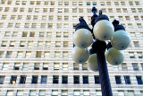 Lamp post on Michigan Ave., Chicago