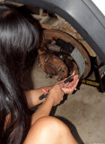 This Is Eve's First Time Working With Drum Brakes