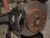 Caliper Installed...All Brake Work Finished...I Hope..!!