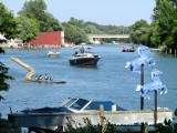 summer day sitting by the canal