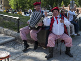 Playing for a złoty at the castle