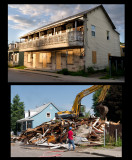 Démolition de la maison de la rue Marsan