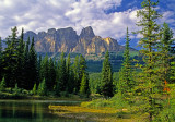 Castle Mountain, Banff National Park, Alberta, Canada