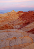Calcite fins, Silica Dome, Valley of Fire, NV