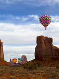 One Up and Two Ready to Go at the North Window, Monument Valley, Navajo Tribal Park, AZ/UT
