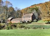 House near Bowes Covered Bridge in Vermont