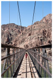 Norah crossing the Black Bridge