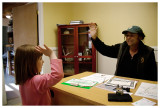 Norah taking the Junior Ranger pledge