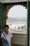 Ruth at City Palace, Udaipur