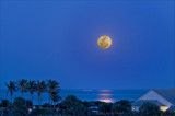 moon in blue