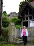 Outside Hopesay church