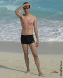 sandy beach vacation twinky boy son swimming island.jpg