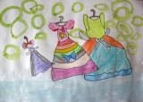 my beautiful dresses, Elaine, age:4.5