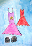 my beautiful dress, Nicole, age:4.5