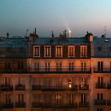 Dernier soir à Paris, vue de la chambre d'hôtel
