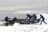 le 89 aborde sur la glace