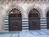 Stonework inside the Ulu Cami. I would love to photograph the beautiful tile in the mihrab, but men were praying there.