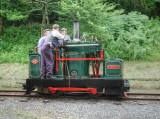 Taffy on the Tiefi Valley Railway.