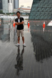 Marina Bay Sands on a rainy day