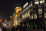 North end of the Bund at night, Shanghai