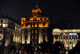 The north end of the Bund at night, Shanghai