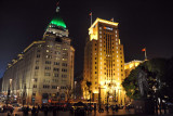 Palace Hotel and the slightly taller Bank of China