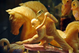 Peach colored stone used for a Tango carving, Buenos Aires