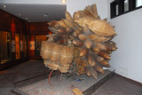 Bicycle overloaded with fish traps