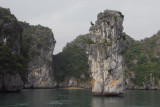 Free standing pillar slightly reminicient of James Bond Island, Phangnga Bay, Thailand