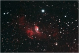 The Bubble nebula, NGC7635, in Cassiopeia