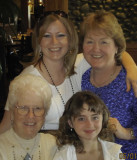 Great Grandma Lola, Momma Amanda, Danaka and Grandma Cheryl