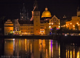 Vltava East Bank at Night