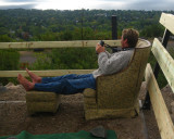 Making use of the free chair... it is so fantastic
