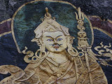 Rock painting of Chenresig, Wang Chhu valley, Bhutan