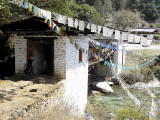 Bridge over the Wang Chhu, Bhutan