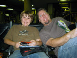 10/17 - We had a LONG wait at LAX. Got there at 5:45am (YAWN!) for our 8:45 flight and breezed through security. EXCITED!