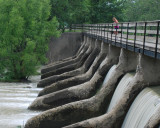 Brenda on the Lake Loramie Spillway