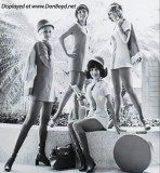 Four beauties from Pacific Southwest Airlines (PSA) in the 1970's