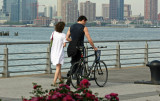 Strolling on Christopher Street Pier