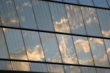 Sunrise - Cloud Reflections at NYU Student Center