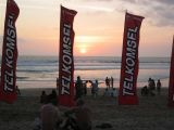 sunset on Legian Kuta Beach