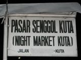 after meeting up at Billy's
we all got a taxi to the Night Market in Kuta