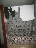 the deep tub that I never used (oops, should have taken my clothes down)