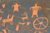 Newspaper Rock Petroglyphs. UT