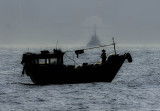 HONG KONG BAY .Fishing Boat