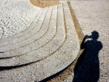 promenade steps with shadow