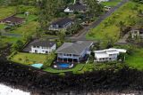 View of the house we stayed at from hang glider