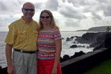 Dale and Angela at Ka Hale Ma Kahakai (House by the Sea)