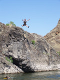Our group enjoyed rock-leaping - guides always jumped first!
