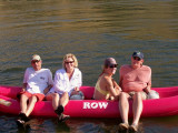 Late afternoon relaxation in the river